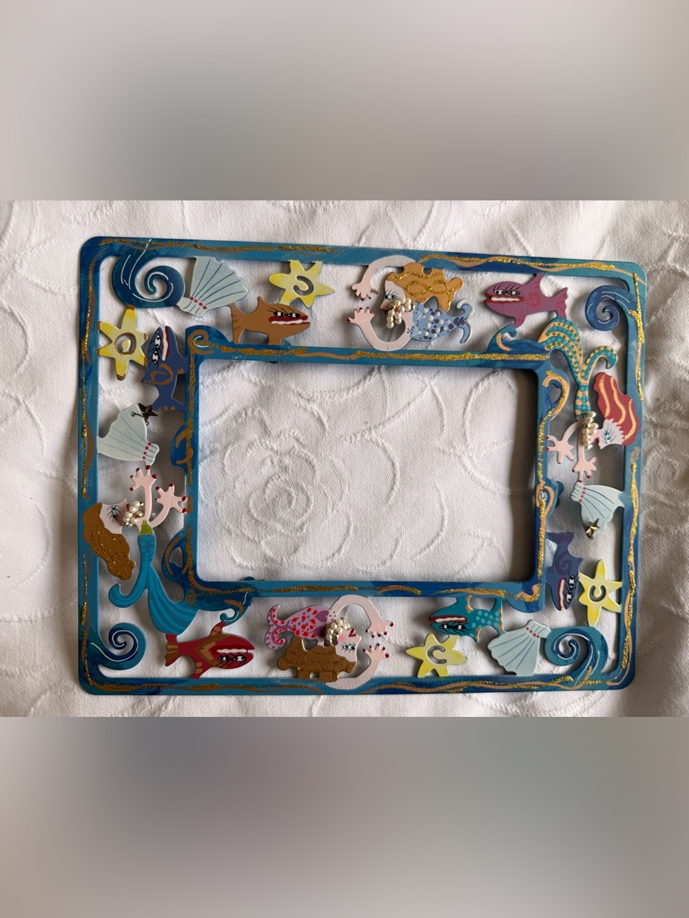 Karen Rossi Fanciful Flights Under The Sea Mermaid Metal Picture Frame